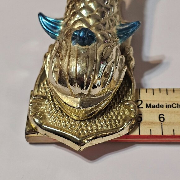 Vintage Metal Koi Fish Clip Memo Holder/Wall Hanging Decorative Desk Accessory - Picture 11 of 11